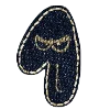 Стикер 28 Denim letters