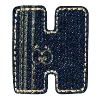Стикер 8 Denim letters