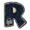 Стикер 18 Denim letters