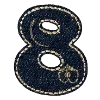 Стикер 35 Denim letters