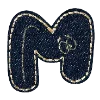 Стикер 13 Denim letters