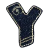 Стикер 25 Denim letters
