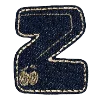 Стикер 26 Denim letters