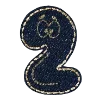 Стикер 29 Denim letters