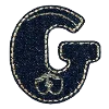 Стикер 7 Denim letters