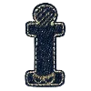 Стикер 9 Denim letters