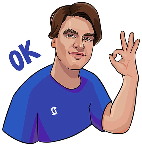 👌 Стикер «Денис Гиряев» для Telegram