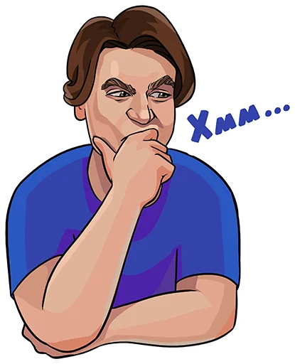 🤔 Стикер «Денис Гиряев» для Telegram