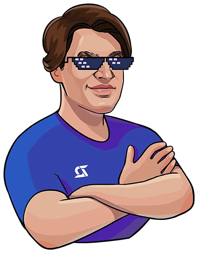 😎 Стикер «Денис Гиряев» для Telegram