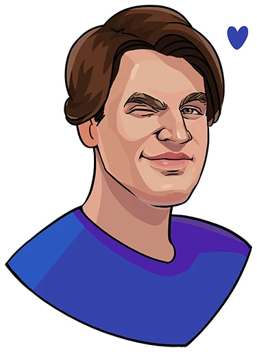 🤍 Стикер «Денис Гиряев» для Telegram