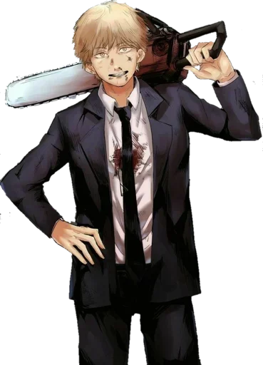 😈 Стикер «Denji Chainsaw Man» для Telegram