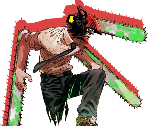 😈 Стикер «Denji Chainsaw Man» для Telegram