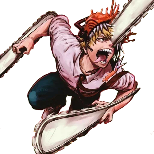 😈 Стикер «Denji Chainsaw Man» для Telegram