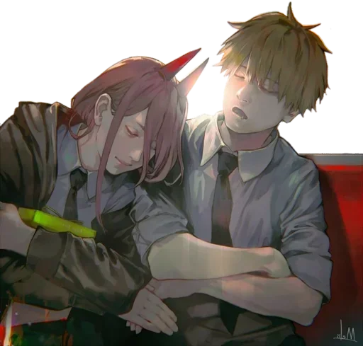 😈 Стикер «Denji Chainsaw Man» для Telegram