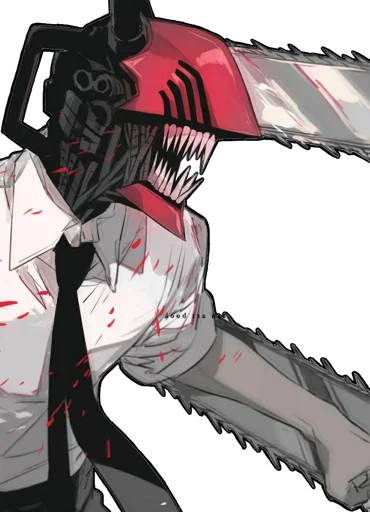 😈 Стикер «Denji Chainsaw Man» для Telegram