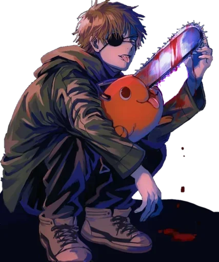 😈 Стикер «Denji Chainsaw Man» для Telegram