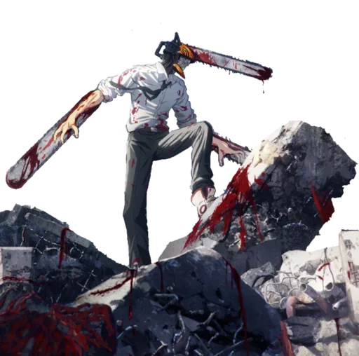 😈 Стикер «Denji Chainsaw Man» для Telegram