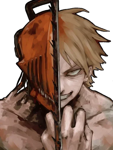 😈 Стикер «Denji Chainsaw Man» для Telegram