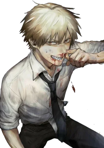 😈 Стикер «Denji Chainsaw Man» для Telegram