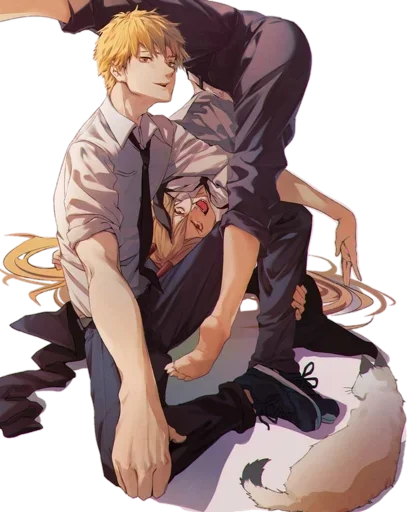 😈 Стикер «Denji Chainsaw Man» для Telegram