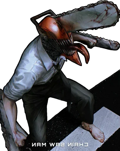 😈 Стикер «Denji Chainsaw Man» для Telegram