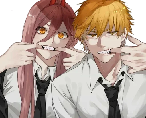 😈 Стикер «Denji Chainsaw Man» для Telegram