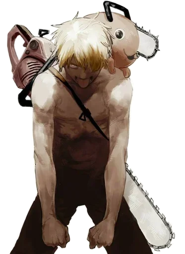 😈 Стикер «Denji Chainsaw Man» для Telegram