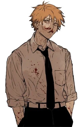 😈 Стикер «Denji Chainsaw Man» для Telegram