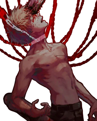 😈 Стикер «Denji Chainsaw Man» для Telegram
