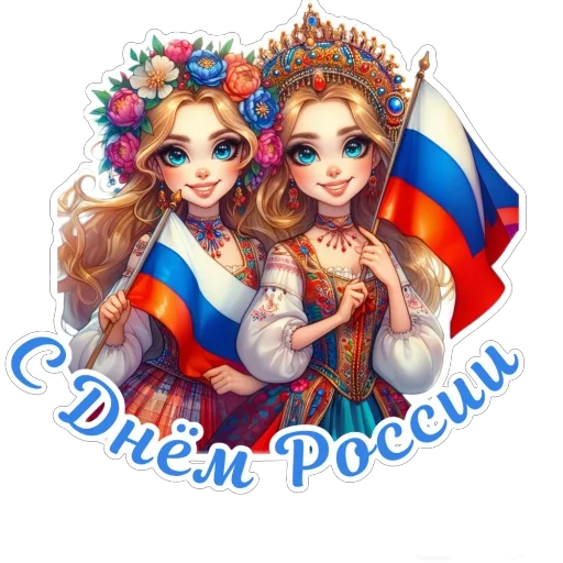 🇷🇺 Стикер «День России» для Telegram