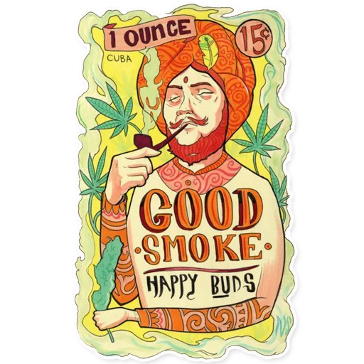 🤙 Стикер «Denstick» для Telegram