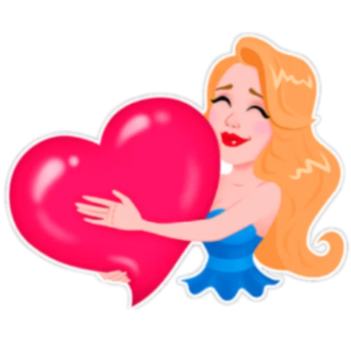❤️ Стикер «День с Тиной» для Telegram