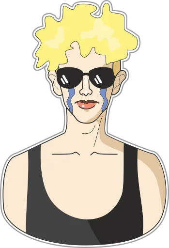 😭 Стикер «Depeche Mode Stickers» для Telegram