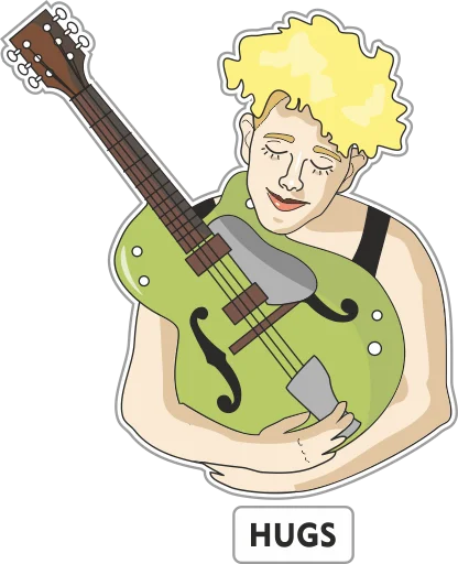 🤗 Стикер «Depeche Mode Stickers» для Telegram