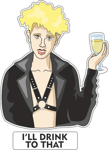 🥂 Стикер «Depeche Mode Stickers» для Telegram