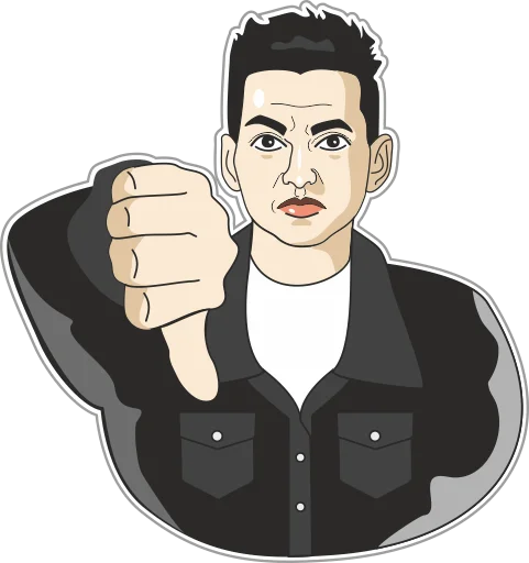 👎 Стикер «Depeche Mode Stickers» для Telegram