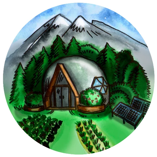 🏕 Стикер «DEREVOROD» для Telegram