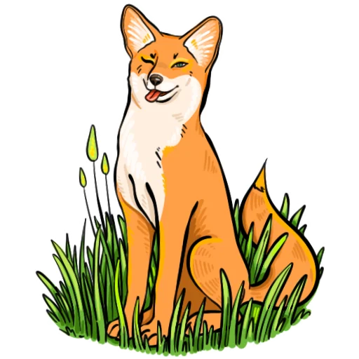 🦊 Стикер «DEREVOROD» для Telegram