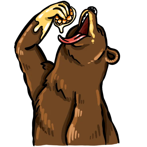 🍯 Стикер «DEREVOROD» для Telegram