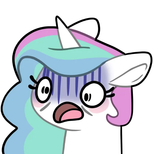 😳 Стикер «Derp Celestia» для Telegram