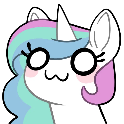 😺 Стикер «Derp Celestia» для Telegram