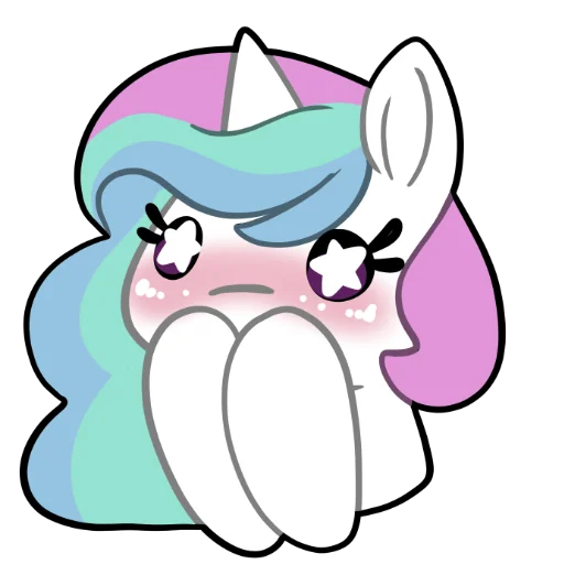 😊 Стикер «Derp Celestia» для Telegram