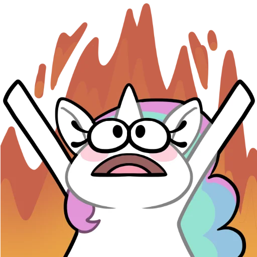 🔥 Стикер «Derp Celestia» для Telegram