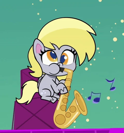 🎷 Стикер «Derpy» для Telegram