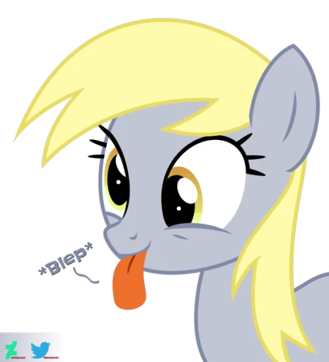 😜 Стикер «Derpy» для Telegram