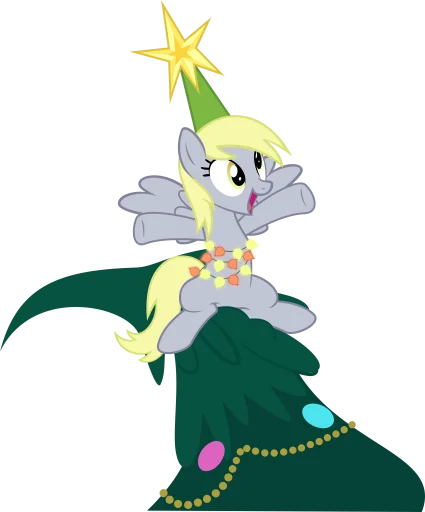 🎄 Стикер «Derpy» для Telegram
