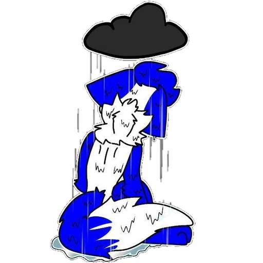 😭 Стикер «Dery The Fox» для Telegram