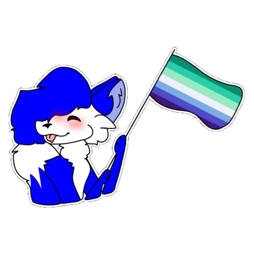 🏳️‍🌈 Стикер «Dery The Fox» для Telegram