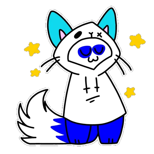 😸 Стикер «Dery The Fox» для Telegram