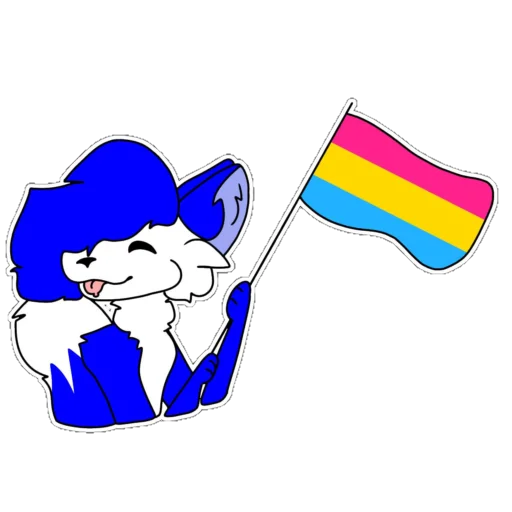 🏳️‍🌈 Стикер «Dery The Fox» для Telegram